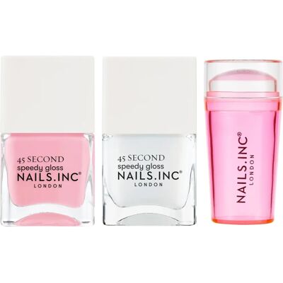 Nails.INC French Mani Hack Nail Polish Set - Pink White Duo Nails.INC French Mani Hack Nail Polish Set - Pink White Duo