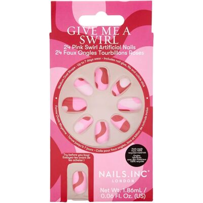 Nails Inc Give Me A Swirl Ongles Artificiels - Ongles Artificiels Nails Inc Give Me A Swirl Ongles Artificiels - Ongles Artificiels