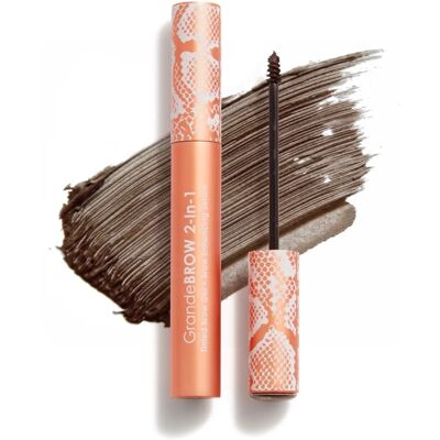 Grande Cosmetics GrandeBROW 2-i-1 Tinted Brow Gel & Serum - Mørk Grande Cosmetics GrandeBROW 2-i-1 Tinted Brow Gel & Serum - Mørk