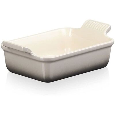 Le Creuset Steenware Kleine 19cm Heritage Rechthoekige Schotel - Steenware Le Creuset Steenware Kleine 19cm Heritage Rechthoekige Schotel - Steenware