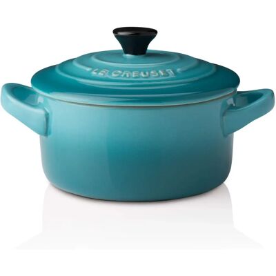 Le Creuset Mini Cocotte Azul Caribe - Caçarola Le Creuset Mini Cocotte Azul Caribe - Caçarola