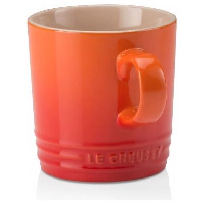 Le Creuset Orangene Tasse - 350ml Steingut - Langlebig, Leuchtend Le Creuset Orangene Tasse - 350ml Steingut - Langlebig, Leuchtend