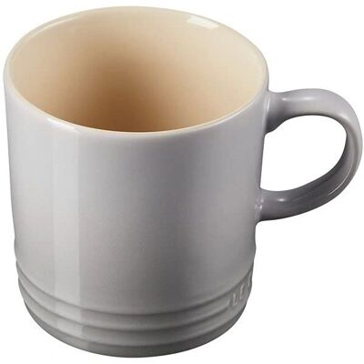 Le Creuset Steingut Tasse in Perlgrau - 350ml - Langlebig & Leicht Reinigung Le Creuset Steingut Tasse in Perlgrau - 350ml - Langlebig & Leicht Reinigung