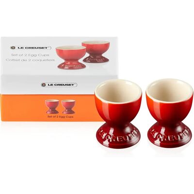 Le Creuset kersen-eierdoppen - 2 stuks Le Creuset kersen-eierdoppen - 2 stuks
