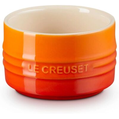 Le Creuset Ramekin in ceramica impilabile - Vulcanico, Arancione, 8cm - Ramekin Le Creuset Ramekin in ceramica impilabile - Vulcanico, Arancione, 8cm - Ramekin