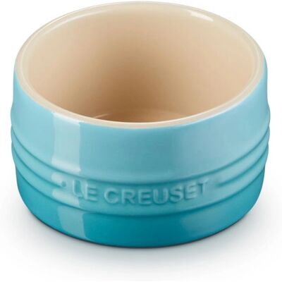 Le Creuset Turquoise 8cm Ramequin Empilable en Céramique Le Creuset Turquoise 8cm Ramequin Empilable en Céramique