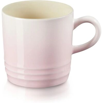 Tasse Cappuccino Shell Pink de Le Creuset - Gres 200ml - Publicité Tasse Cappuccino Shell Pink de Le Creuset - Gres 200ml - Publicité