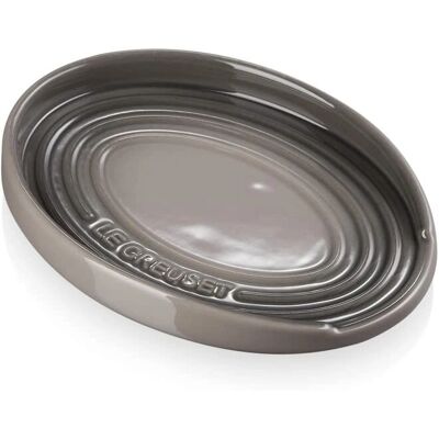 Le Creuset Flint Plateau à Cuillères en Grès Ovale - Plateau à cuillères Le Creuset Flint Plateau à Cuillères en Grès Ovale - Plateau à cuillères