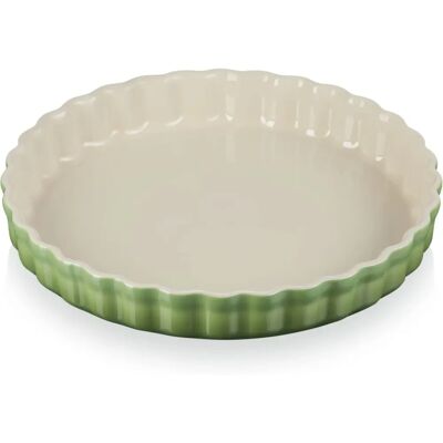 Le Creuset Moule à Tarte Vert Bambou 28cm Le Creuset Moule à Tarte Vert Bambou 28cm
