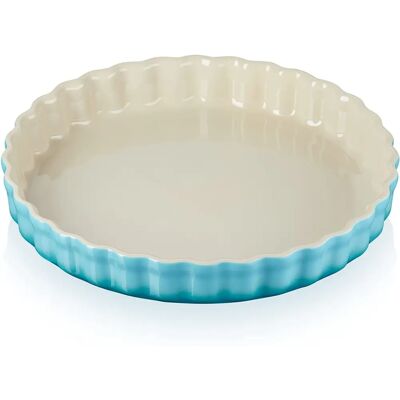 Le Creuset Moule à Tarte en Céramique 28cm - Forme à tarte, Bleu, 28cm - Résistant au four, Céramique de haute qualité - Publicité Le Creuset Moule à Tarte en Céramique 28cm - Forme à tarte, Bleu, 28cm - Résistant au four, Céramique de haute qualité - Publicité
