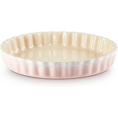 Le Creuset Plat à Tarte en Céramique Shell Pink 28cm - Pâtisserie & Quiche Le Creuset Plat à Tarte en Céramique Shell Pink 28cm - Pâtisserie & Quiche