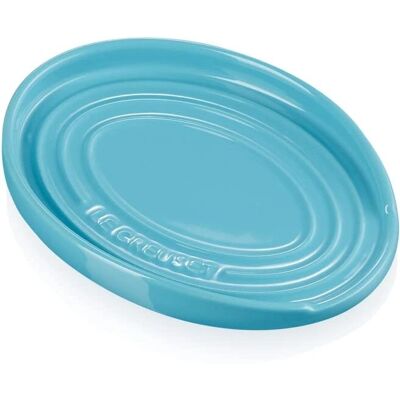 Le Creuset Karibik Oval Steinzeug Löffelablage - Löffelhalter Le Creuset Karibik Oval Steinzeug Löffelablage - Löffelhalter
