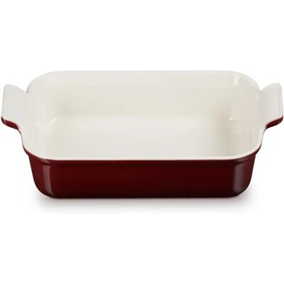 Le Creuset Heritage Garnet 26cm Pirofila Rettangolare Profonda - Forno Sicuro Le Creuset Heritage Garnet 26cm Pirofila Rettangolare Profonda - Forno Sicuro