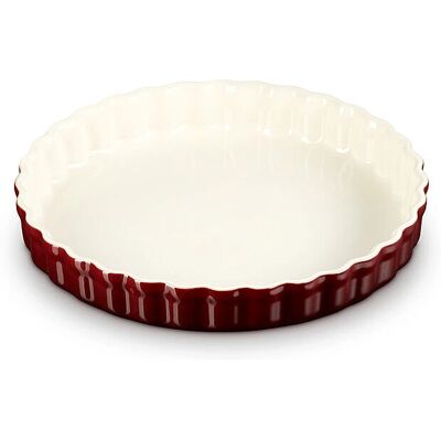 Le Creuset Moule à gâteau en fonte 28cm - Garnet - Publicité Le Creuset Moule à gâteau en fonte 28cm - Garnet - Publicité