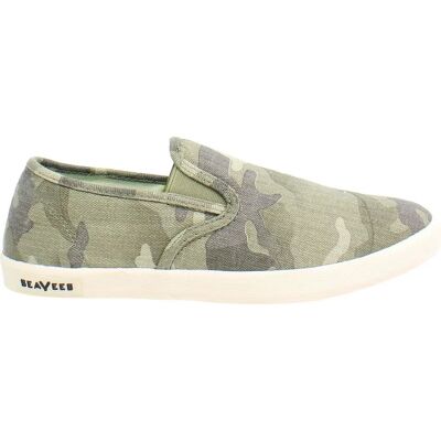 Seavees Baja Saltwash Grüner Slip-On Canvas - Turnschuhe Seavees Baja Saltwash Grüner Slip-On Canvas - Turnschuhe