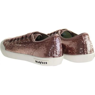 Seavees Monterey Rose Gold Woven Sequins Sneakers - Women’s Shoes Seavees Monterey Rose Gold Woven Sequins Sneakers - Women’s Shoes