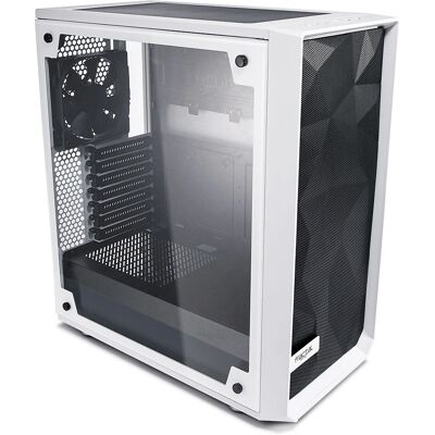 Fractal Design Meshify C - Torre Média Transparente, Branca - Gabinete PC Fractal Design Meshify C - Torre Média Transparente, Branca - Gabinete PC