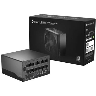 Fractal Design Ion+ 2 Platinum 660W Tápegység - Power Supply Unit Fractal Design Ion+ 2 Platinum 660W Tápegység - Power Supply Unit