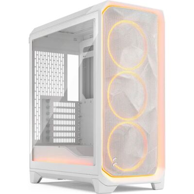 Fractal Design Meshify 3 Ambience Pro Rgb White Tg Clear Tint - Computer Case Fractal Design Meshify 3 Ambience Pro Rgb White Tg Clear Tint - Computer Case