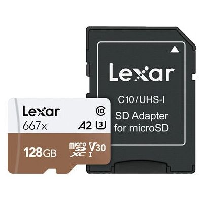 Lexar 128 GB MicroSDXC UHS-I Classe 10 - Scheda MicroSDXC Lexar 128 GB MicroSDXC UHS-I Classe 10 - Scheda MicroSDXC