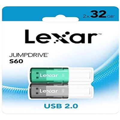Lexar JUMPDRIVE S60 32 GB USB-Stick - USB 2.0 Lexar JUMPDRIVE S60 32 GB USB-Stick - USB 2.0