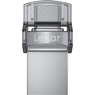 Lexar JumpDrive D35c 64GB USB-C/USB-A Flash-Laufwerk - Grau - USB 3.0 Lexar JumpDrive D35c 64GB USB-C/USB-A Flash-Laufwerk - Grau - USB 3.0