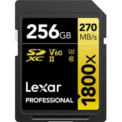 Lexar Professional 1800x SDXC - 256GB Lexar Professional 1800x SDXC - 256GB