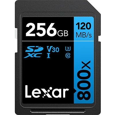 Lexar High-Performance 800x SD - SDXC 256GB Lexar High-Performance 800x SD - SDXC 256GB