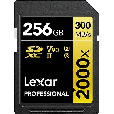Lexar Professional 2000x SD - SDXC 256GB (LSD2000256G-BNNNG) Lexar Professional 2000x SD - SDXC 256GB (LSD2000256G-BNNNG)