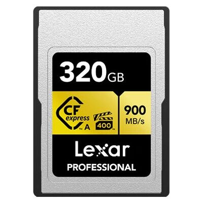 Lexar Professional CFexpress Gold Type A - 320GB Lexar Professional CFexpress Gold Type A - 320GB