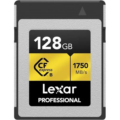 Tarjeta de memoria Lexar 128GB Gold CFexpress Tipo B - Alta Velocidad Tarjeta de memoria Lexar 128GB Gold CFexpress Tipo B - Alta Velocidad