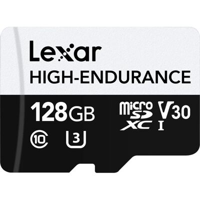 Lexar 128GB MicroSDXC UHS-I Memory - High-Endurance Lexar 128GB MicroSDXC UHS-I Memory - High-Endurance
