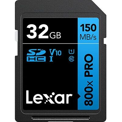 Lexar High-Performance 800x Pro - SDHC 32GB Lexar High-Performance 800x Pro - SDHC 32GB