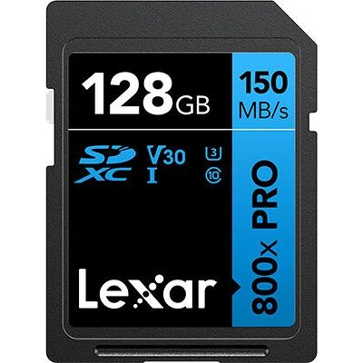 Lexar High-Performance 800x Pro - SDXC 128GB Lexar High-Performance 800x Pro - SDXC 128GB