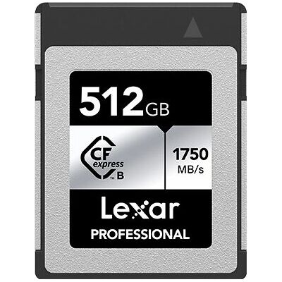 Lexar Professional SILVER CFexpress Type B - 512GB Lexar Professional SILVER CFexpress Type B - 512GB