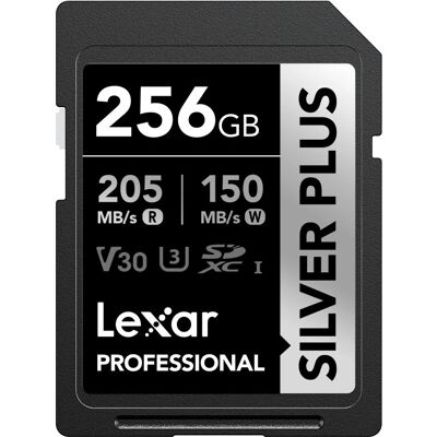 Lexar Professional SILVER PLUS SDXC - 256GB Lexar Professional SILVER PLUS SDXC - 256GB