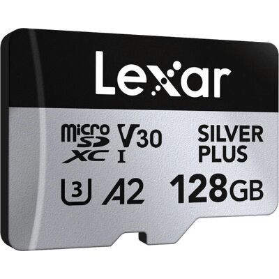 Lexar Professional SILVER PLUS microSDXC - 128GB Lexar Professional SILVER PLUS microSDXC - 128GB