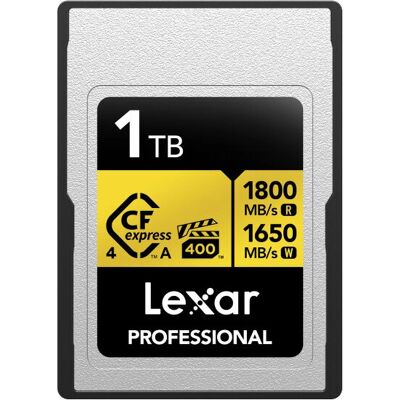Lexar LCAGOLD001T - 1TB CFexpress Typ A Speicherkarte Lexar LCAGOLD001T - 1TB CFexpress Typ A Speicherkarte