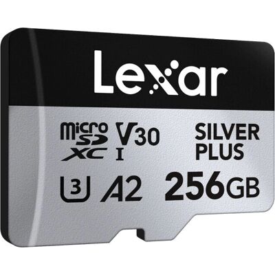 Lexar Silver Plus 256GB MicroSDXC - Cartão de memória Lexar Silver Plus 256GB MicroSDXC - Cartão de memória
