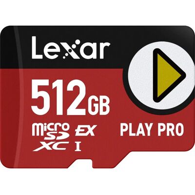 Lexar 512GB Play Pro microSDXC UHS-I Class 3 - Speicherkarte Lexar 512GB Play Pro microSDXC UHS-I Class 3 - Speicherkarte