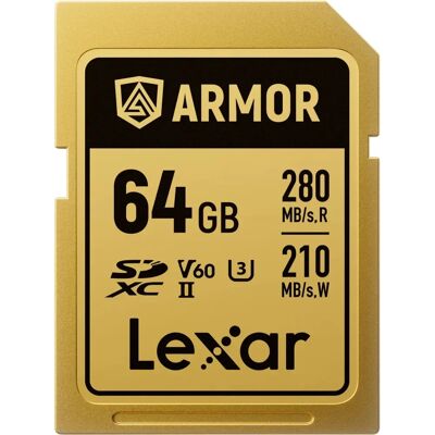 Lexar Armor 64GB SDXC UHS-II - Speicherkarten Lexar Armor 64GB SDXC UHS-II - Speicherkarten