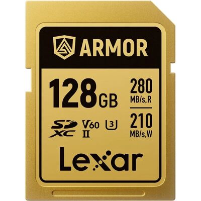 Karta pamięci SDXC Gold Lexar 128GB - Wytrzymała i Szybka Karta pamięci SDXC Gold Lexar 128GB - Wytrzymała i Szybka