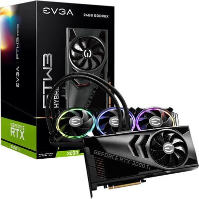 EVGA GeForce RTX 3090 Ti FTW3 ULTRA HYBRID GAMING - Graphics Card EVGA GeForce RTX 3090 Ti FTW3 ULTRA HYBRID GAMING - Graphics Card