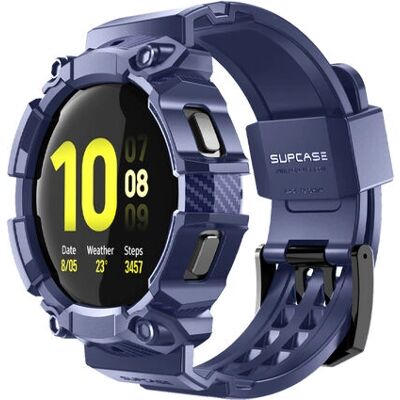 Étui robuste Supcase Bleu Galaxy Watch4 44mm Unicorn Beetle PRO - Publicité Étui robuste Supcase Bleu Galaxy Watch4 44mm Unicorn Beetle PRO - Publicité