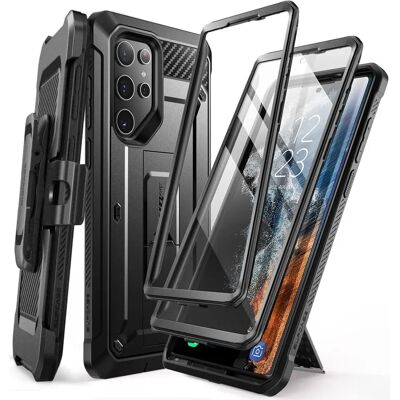 Supcase Unicorn Beetle Pro conjunto de 2 para Samsung Galaxy S22 Ultra Preto Supcase Unicorn Beetle Pro conjunto de 2 para Samsung Galaxy S22 Ultra Preto