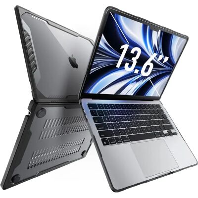 Coque Supcase MacBook Air 13.6 2022 Antichoc transparente noire - Publicité Coque Supcase MacBook Air 13.6 2022 Antichoc transparente noire - Publicité