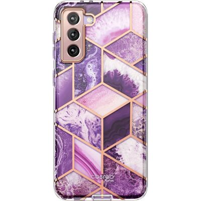 i-Blason Cosmo Galaxy S21 Purple Synthetic Leather Case - Mobile Phone Cover i-Blason Cosmo Galaxy S21 Purple Synthetic Leather Case - Mobile Phone Cover