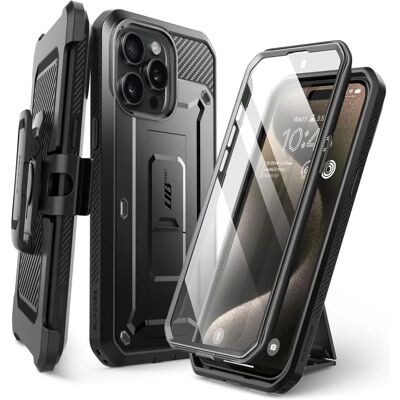 Supcase iPhone 15 Pro Max Shockproof Case - Black Supcase iPhone 15 Pro Max Shockproof Case - Black