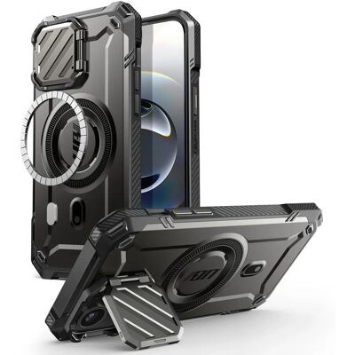 Supcase MagSafe Stødabsorberende Cover til iPhone 16e - Sort Supcase MagSafe Stødabsorberende Cover til iPhone 16e - Sort