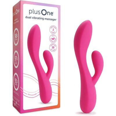 Plusone Massajador Doble com Vibração - Massajador Plusone Massajador Doble com Vibração - Massajador